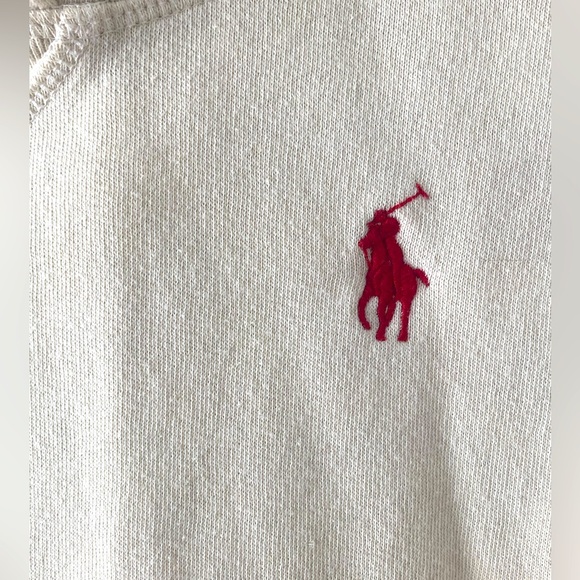 “Ralph Lauren” Size (L) 12/14 Cream Hoodie - Picture 2 of 4